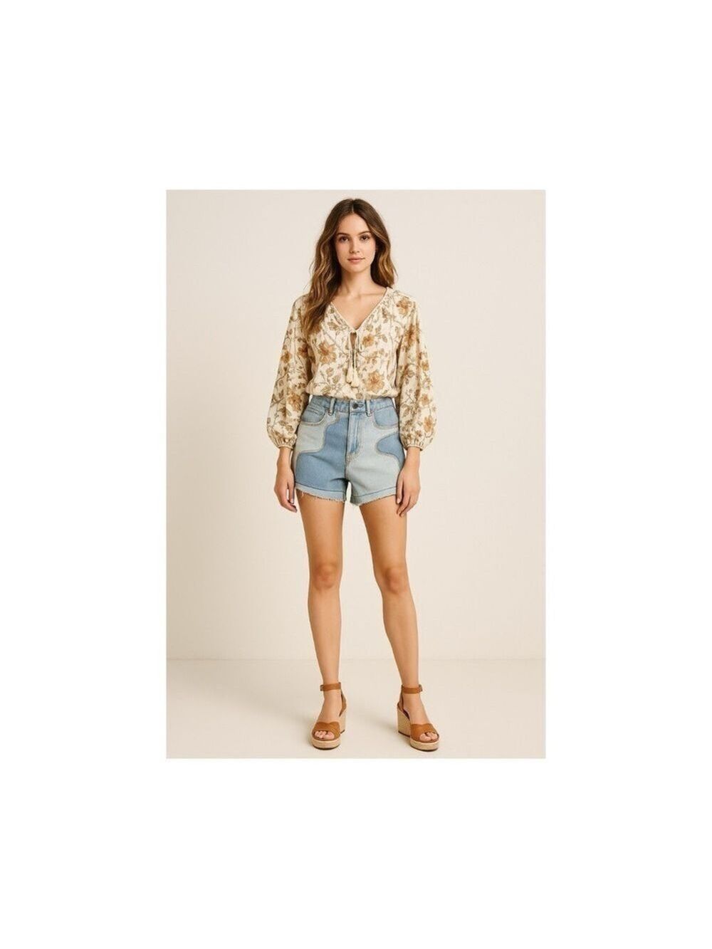 NWT Patchwork Shorts